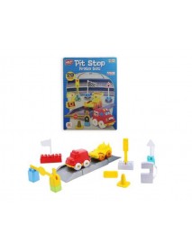 PİT STOP CAR BLOCK SET 25 PIECES