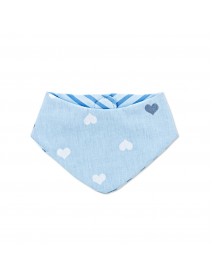 Double Sided Poplin Apron Bib with Teether