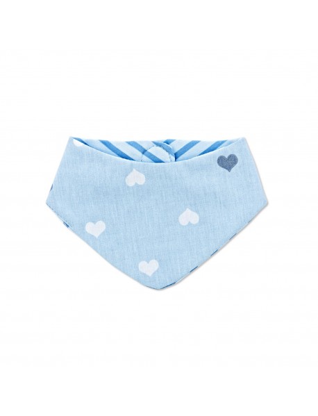 Double Sided Poplin Apron Bib with Teether