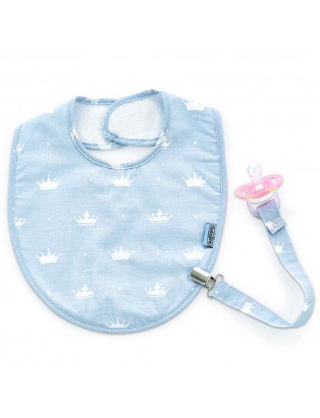 Bib with Pacifier Holder