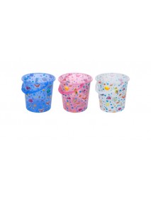 Patterned Transparent Bucket 17 Lt