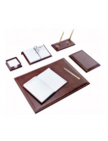 Brons 7 pcs Desktop Set Brown