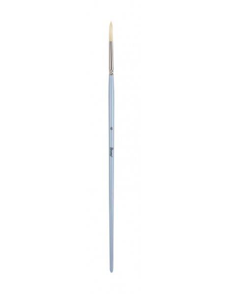 Brons Oil Painting Brush Long Handle Bristle Professional Art Brush No:6