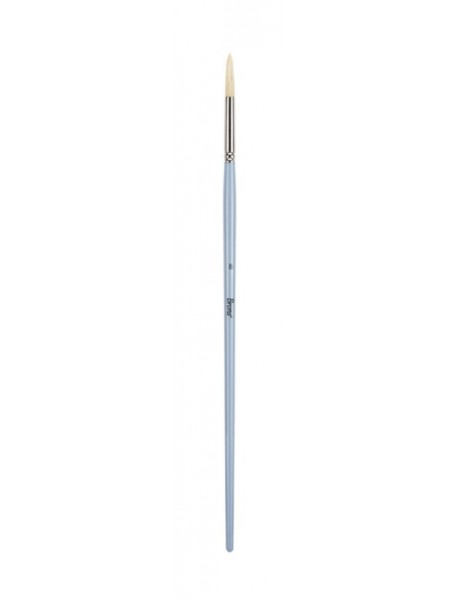 Brons Oil Painting Brush Long Handle Bristle Professional Art Brush No:8