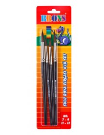 Brons Watercolor Brush Blister Set No:2-4-6