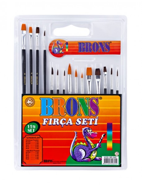 Brons Brush Set by 15