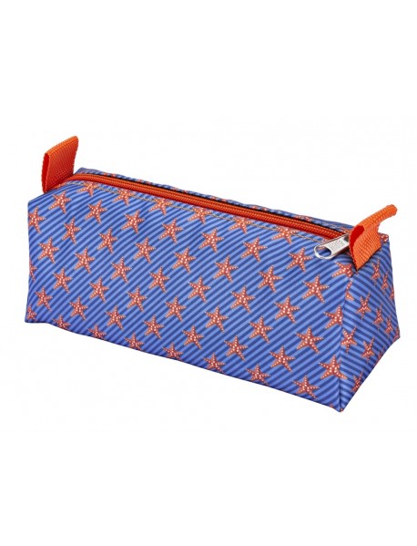 Brons Pencil Case Triangle Patterned