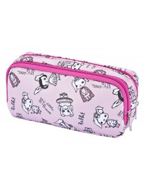 Brons Pencil Case Double Zipped Patterned