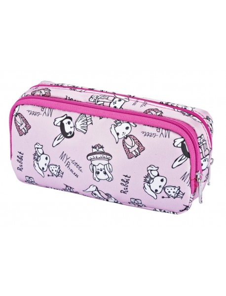 Brons Pencil Case Double Zipped Patterned