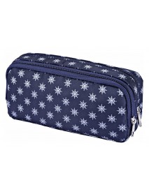 Brons Pencil Case Double Zipped Patterned