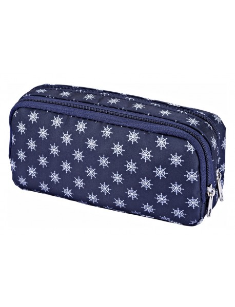 Brons Pencil Case Double Zipped Patterned