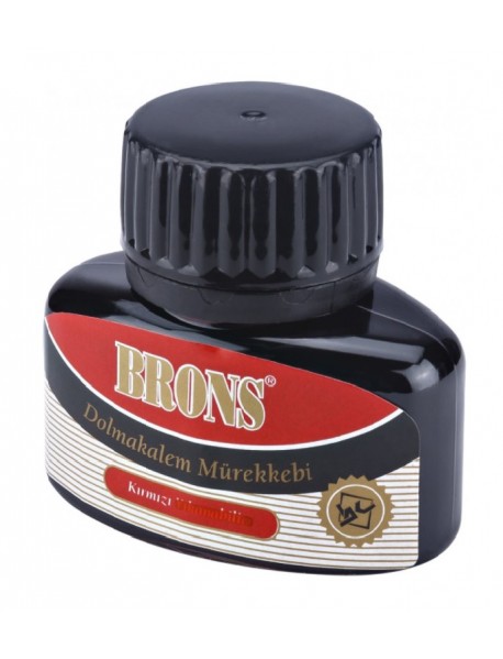 Brons Fountain Pen Ink 35cc Red