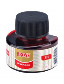 Brons Drawing Ink 20cc Red