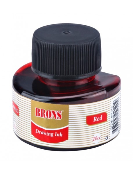 Brons Drawing Ink 20cc Red