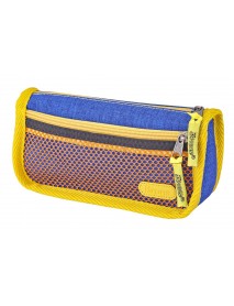 Brons Netted Pencilcase with Leather Logo