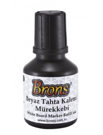 Brons White Board Marker Ink 30cc Black