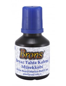 Brons White Board Marker Ink 30cc Blue