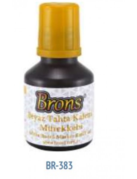 Brons White Board Marker Ink 30cc Yellow