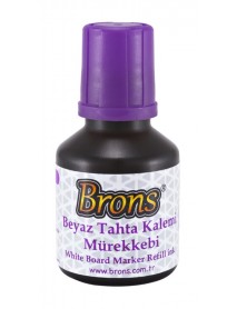 Brons White Board Marker Ink 30cc Purple