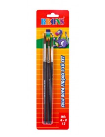 Brons Watercolor Brush Blister Set No:4-8-12