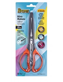 Brons X Balde Sheathed Scissors Blister Pack 21cm