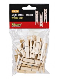 Brons Wooden Natural Latch 50pcs Natural