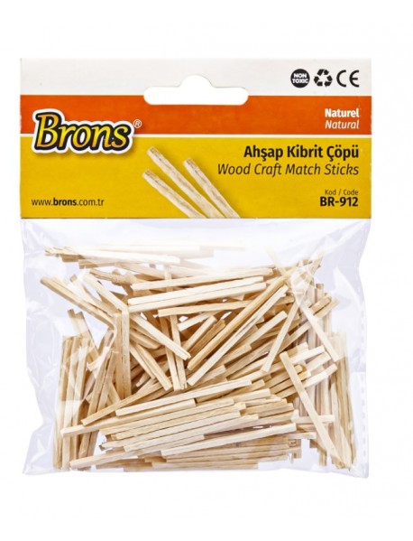 Brons Wooden Matches Natural