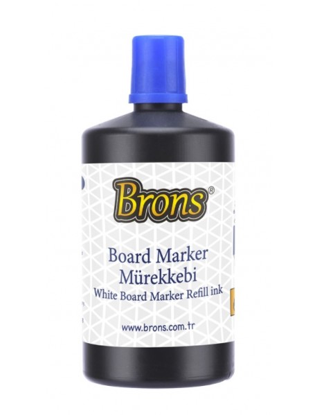 Brons White Board Marker Ink 250cc Blue