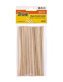 Brons Wooden Pole Natural