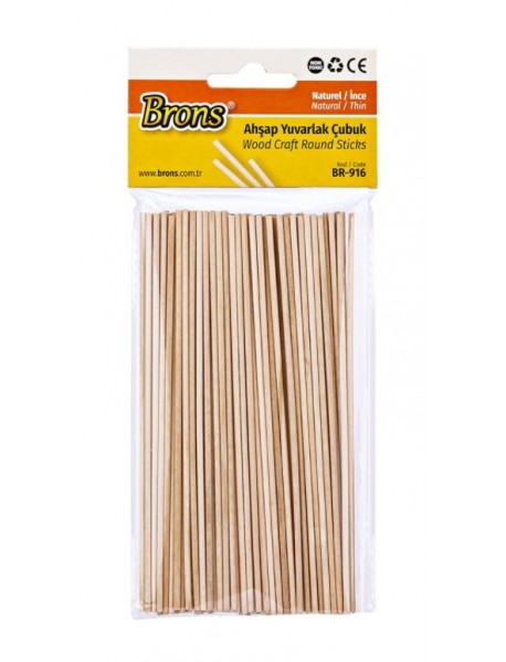 Brons Wooden Pole Natural