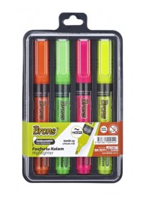 Brons Highlighter Refillable Blister Set 4 Colors