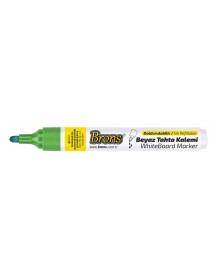 Brons White Board Refillable Marker Green Round Nib