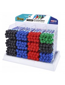 Brons Permanent Refillable Marker Round Nib Display Stand 480pcs