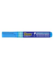 Brons Permanent Refillable Marker Blue Round Nib