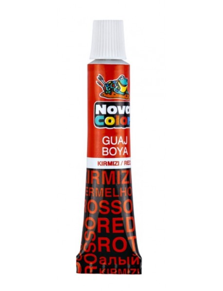 Nova Color Gouache Paint Aluminum Tube 7ml Red