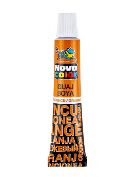 Nova Color Gouache Paint Aluminum Tube 7ml Orange