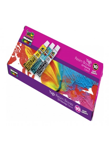 Nova Color Oil Paint Aluminum Tube 7ml 10 Colors