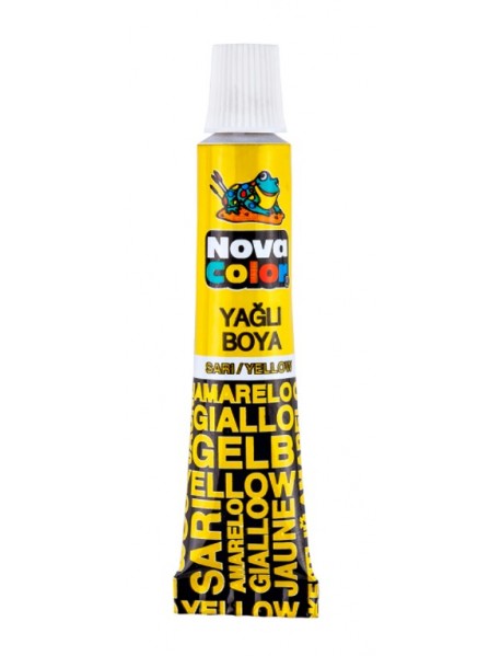 Nova Color Oil Paint Aluminum Tube 7ml Yellow