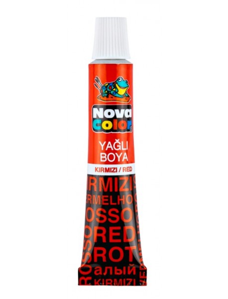 Nova Color Oil Paint Aluminum Tube 7ml Red