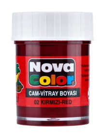 Nova Color Glass Paint 25ml Red