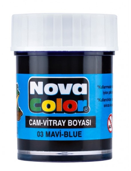 Nova Color Glass Paint 25ml Blue