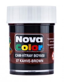 Nova Color Glass Paint 25ml Brown