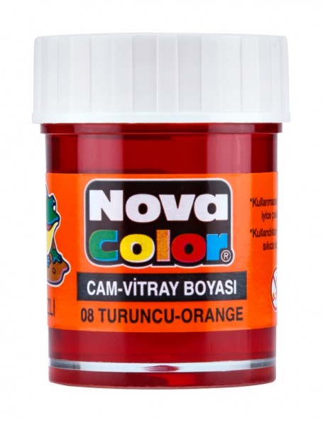 Nova Color Glass Paint 25ml Orange