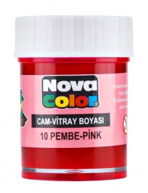 Nova Color Glass Paint 25ml Pink