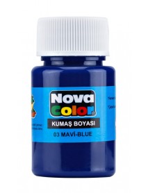 Nova Color Fabric/Textile Paint 30ml Blue