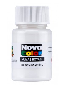 Nova Color Fabric/Textile Paint 30ml White