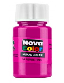 Nova Color Fabric/Textile Paint 30ml Pink