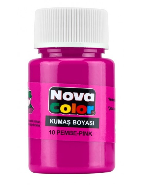 Nova Color Fabric/Textile Paint 30ml Pink