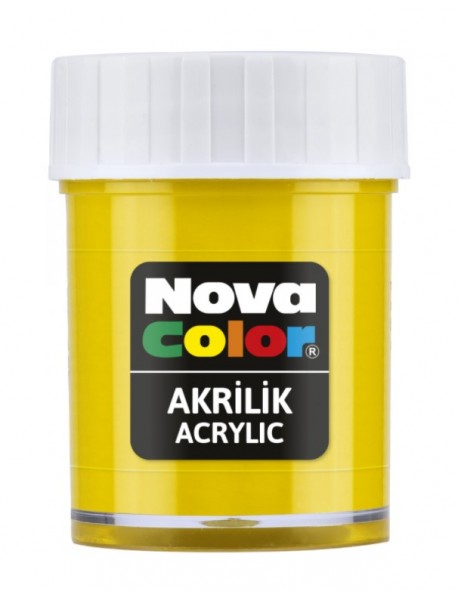 Nova Color Acrylic Paint 30ml Yellow