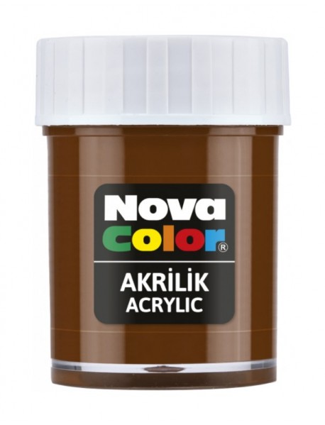 Nova Color Acrylic Paint 30ml Brown